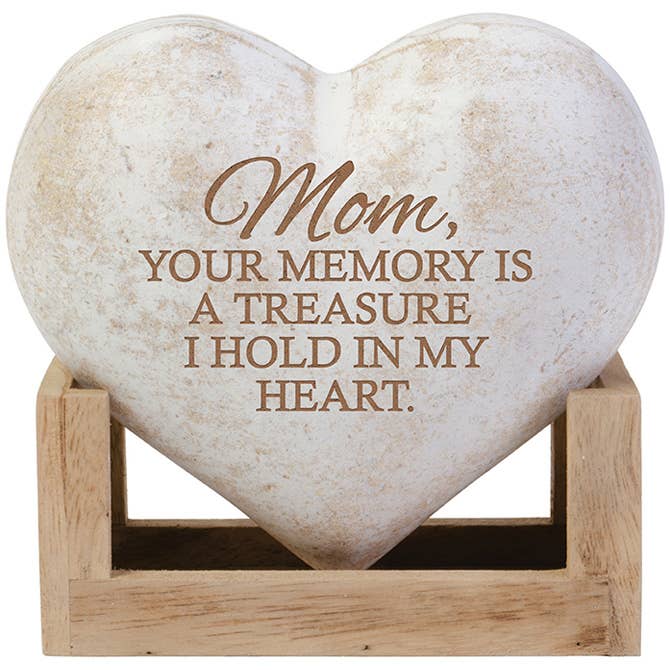 "Mom Memory" 3D Heart