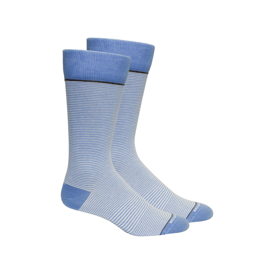 Brown Dog Stand Up Stripe Socks
