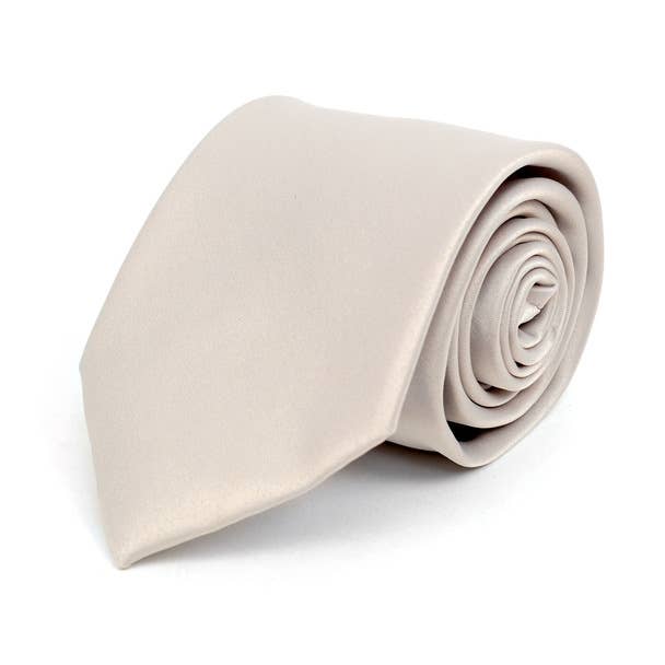 Solid Satin Tie (Multiple Colors)