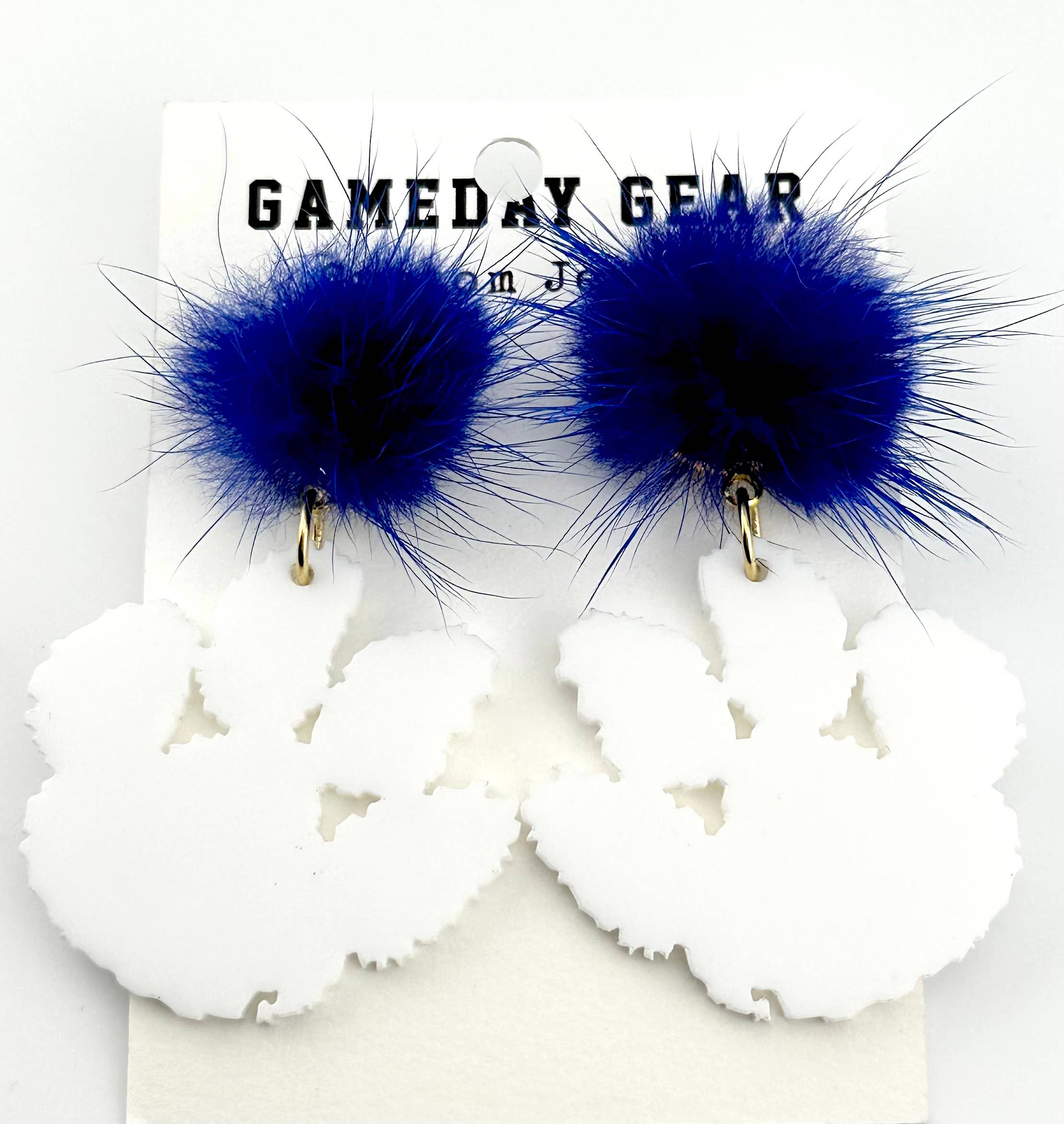 Game Day Paw Earrings