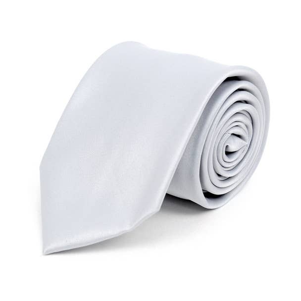 Solid Satin Tie (Multiple Colors)