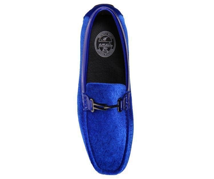 Roberto Slip-On Moccasin Loafer - Royal Blue
