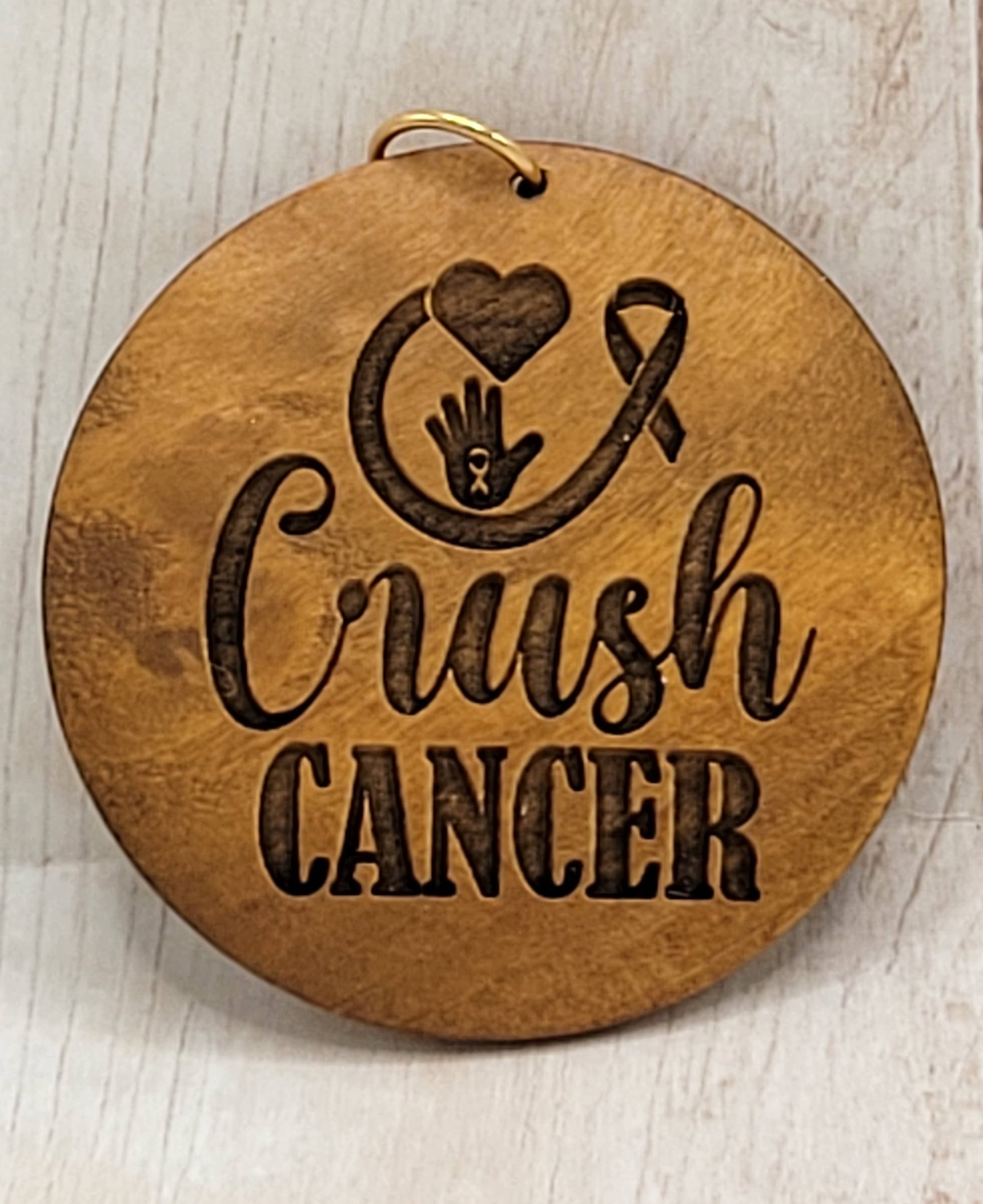Wristlet Disc "Crush Cancer"