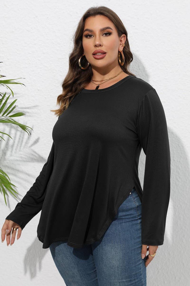 Women Plus Suze Side Sit Shirt