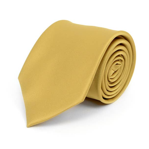 Solid Satin Tie (Multiple Colors)