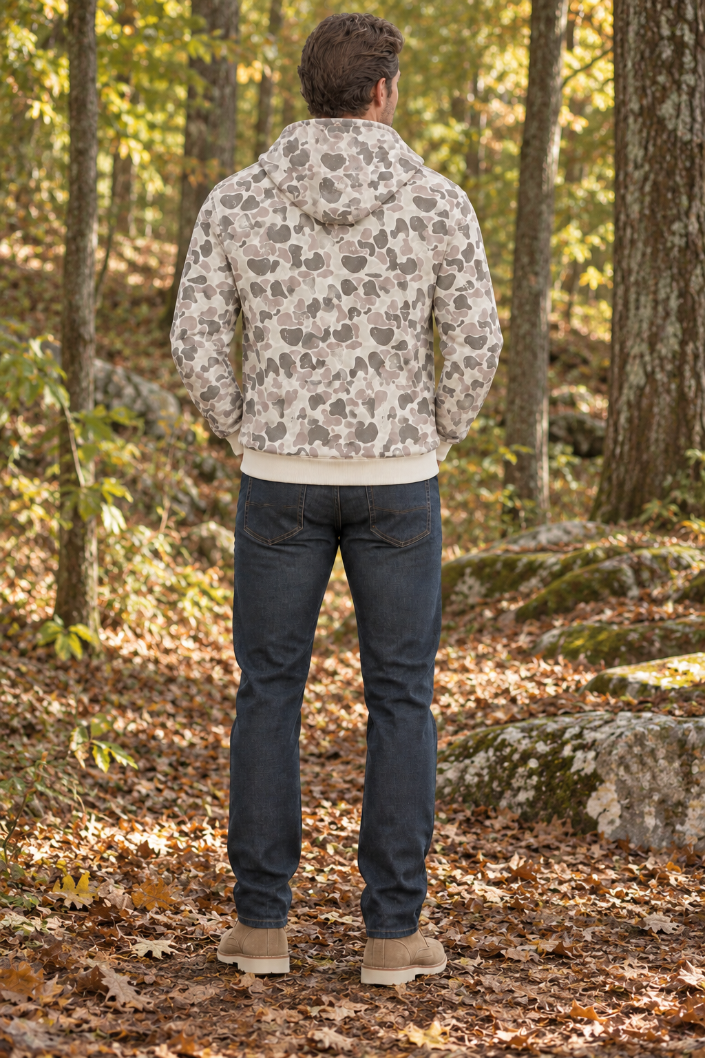 Fieldstone Marsh Quilted Hoodie (974)