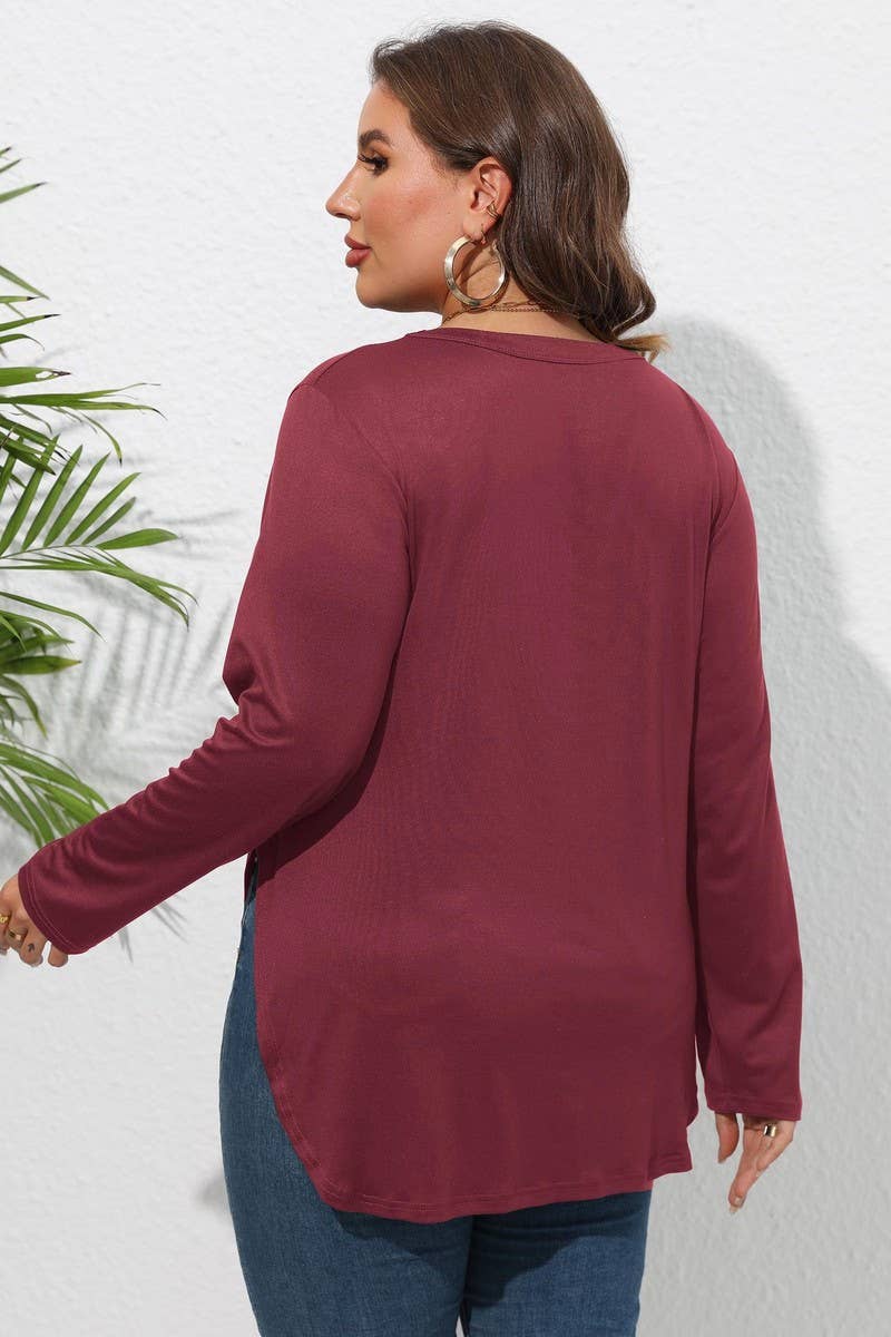 Women Plus Suze Side Sit Shirt