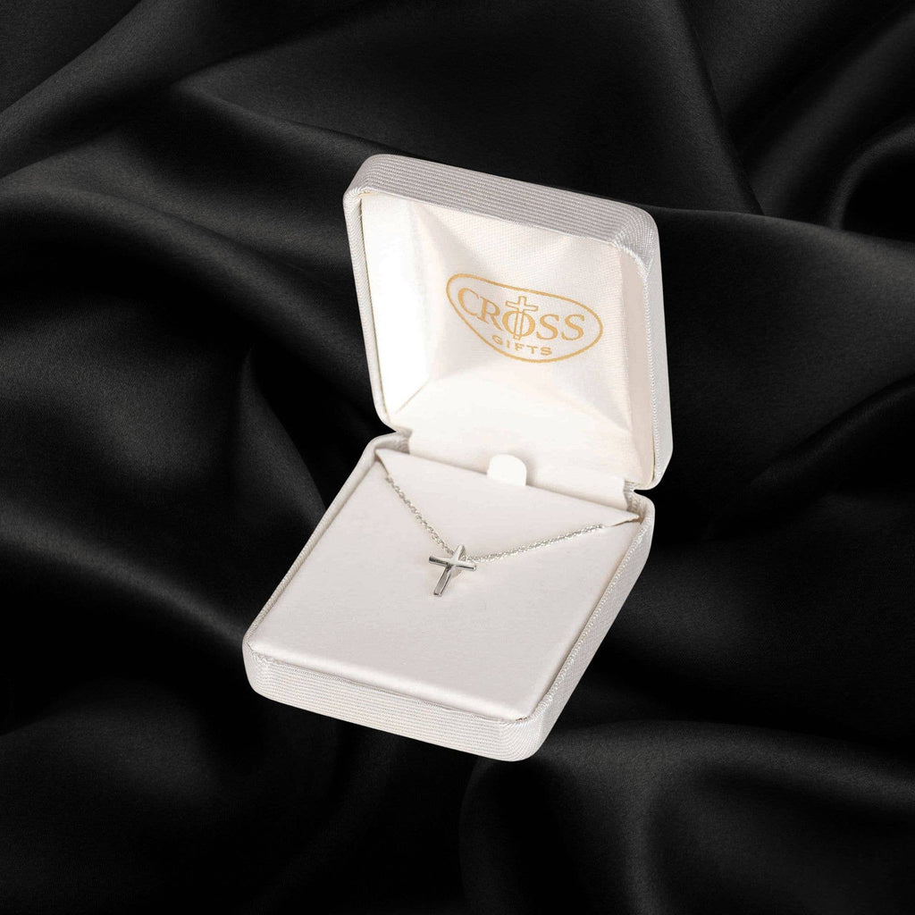 Cross Silver-Plated Necklace 16" Chain