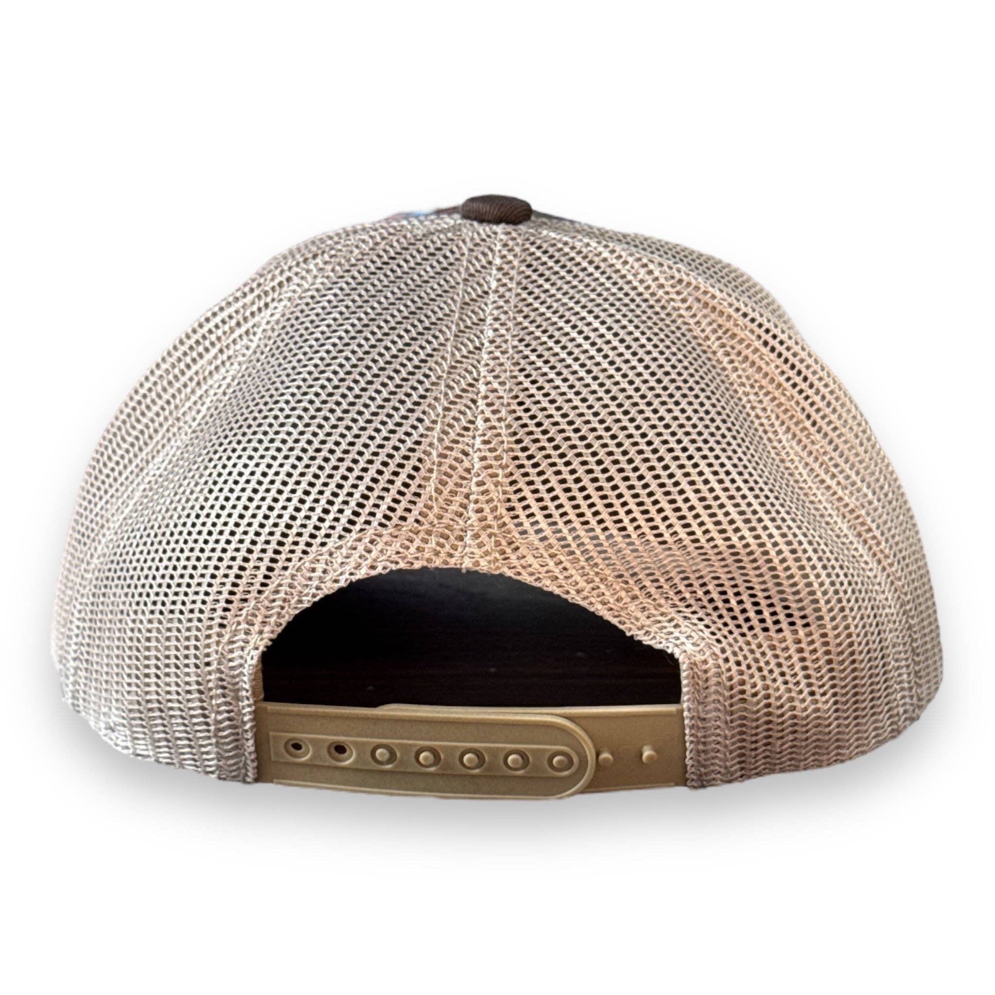 Honey Hole Youth Snapback -  Leather Water Fowl
