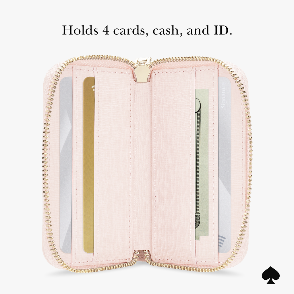 Kate Spade New York Chalk Pink Devin Zip MagSafe Wallet