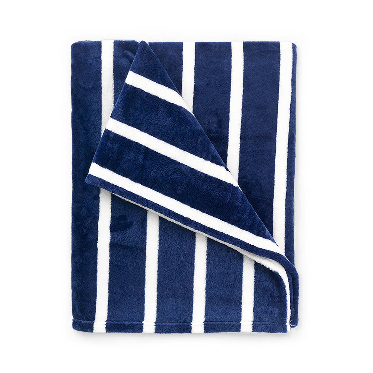 Navy Stripe Blanket