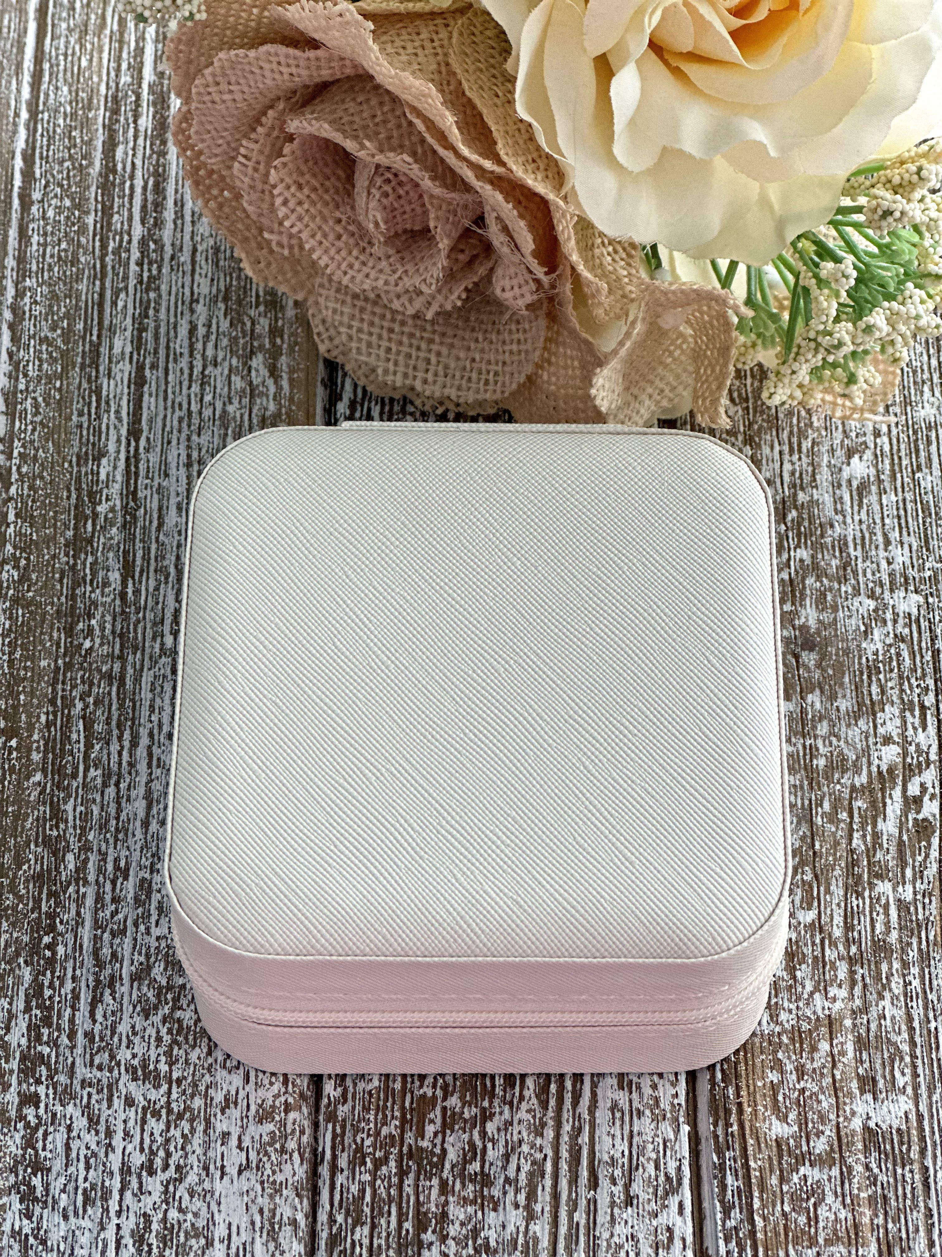 Travel Jewelry Box "Off White"