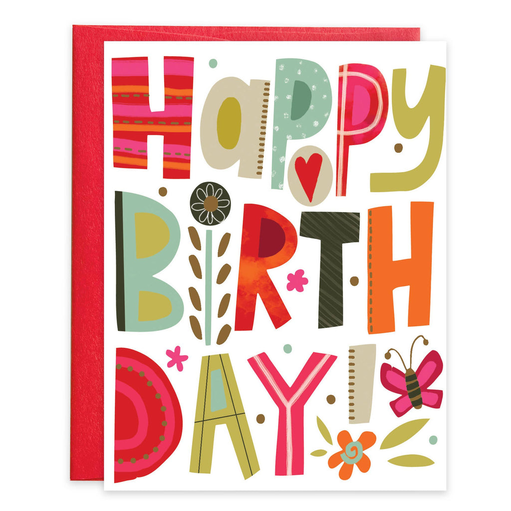 Birthday Greeting Card - Happy Day