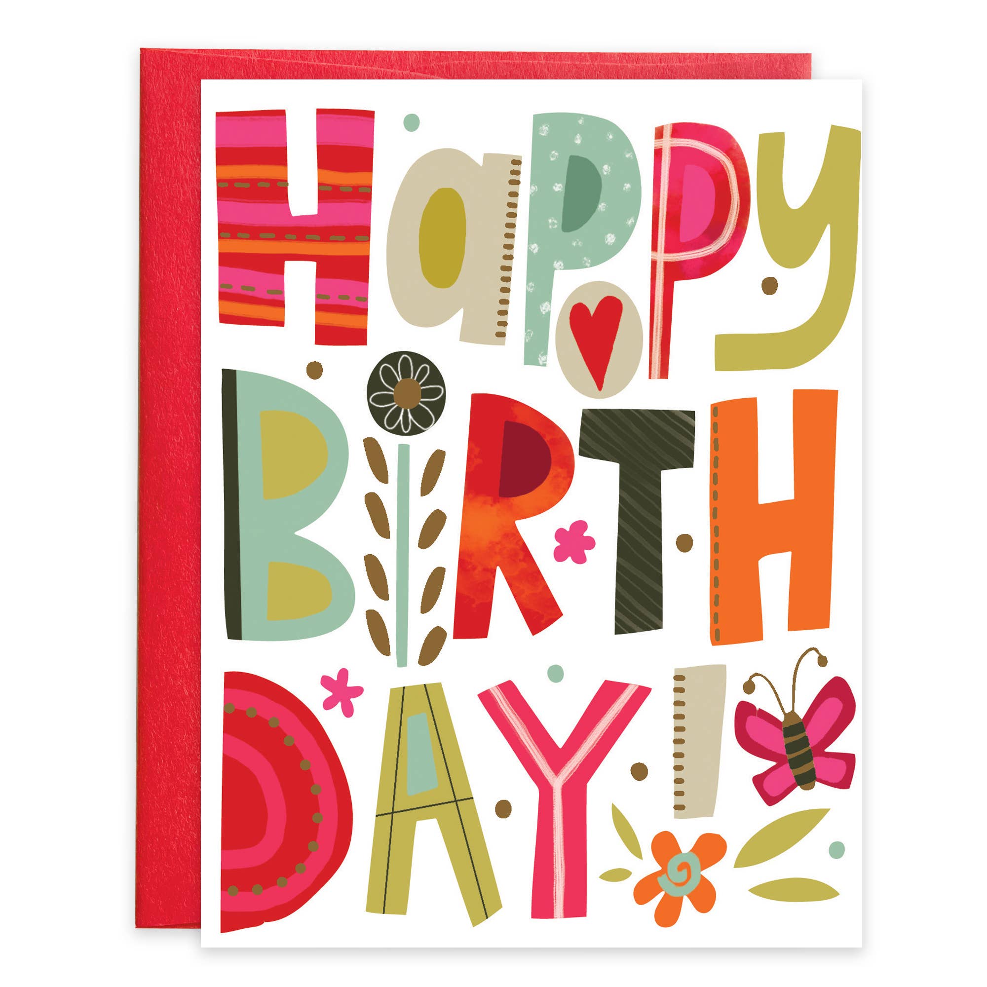 Birthday Greeting Card - Happy Day