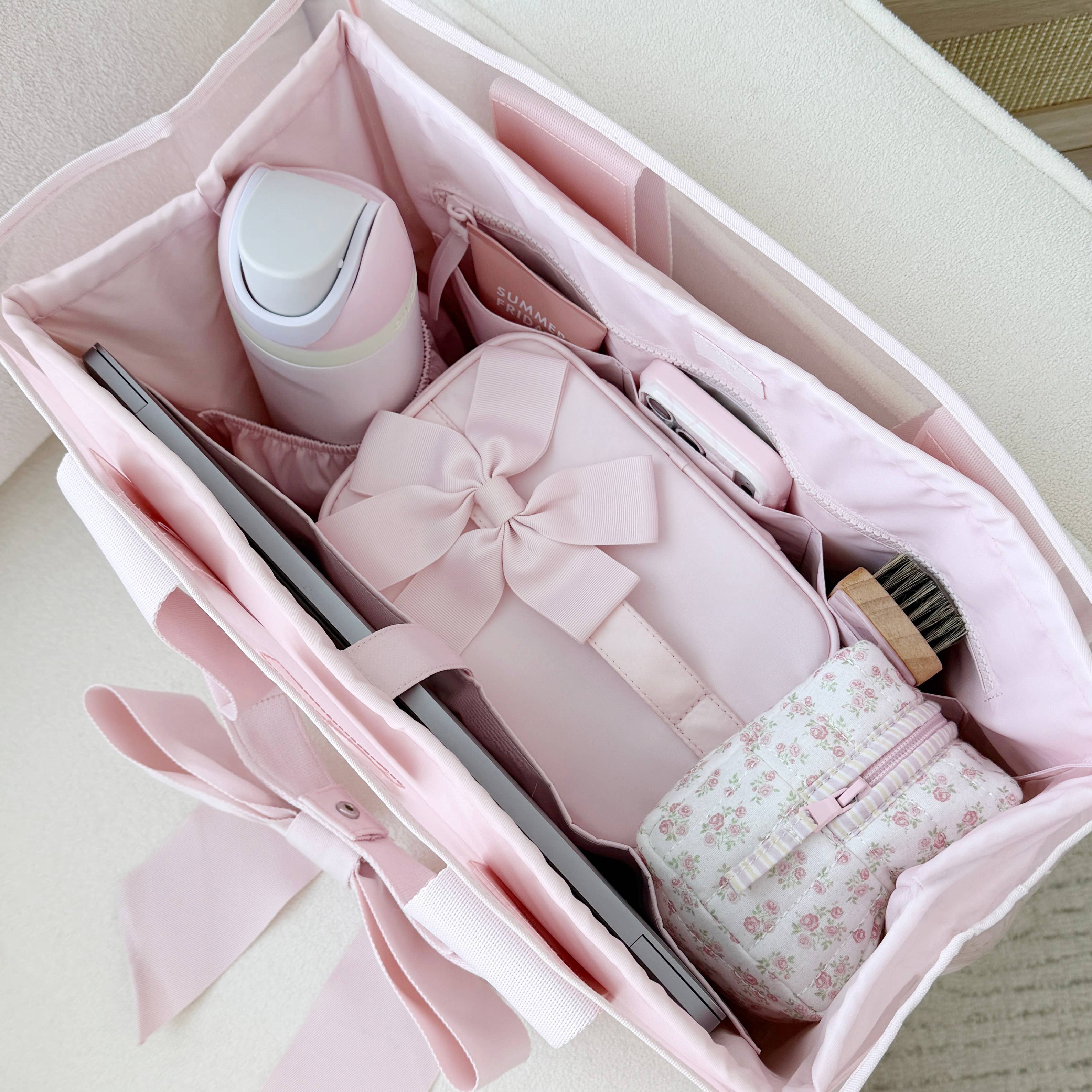 New! Case-Mate Jelly Tote Organizer - Ballet Pink