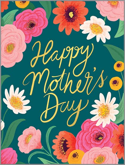 Mother's Day Greeting Card - Daisies & Blooms