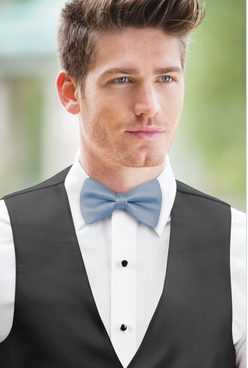 Simply Solids Wedgewood Blue Bow Tie