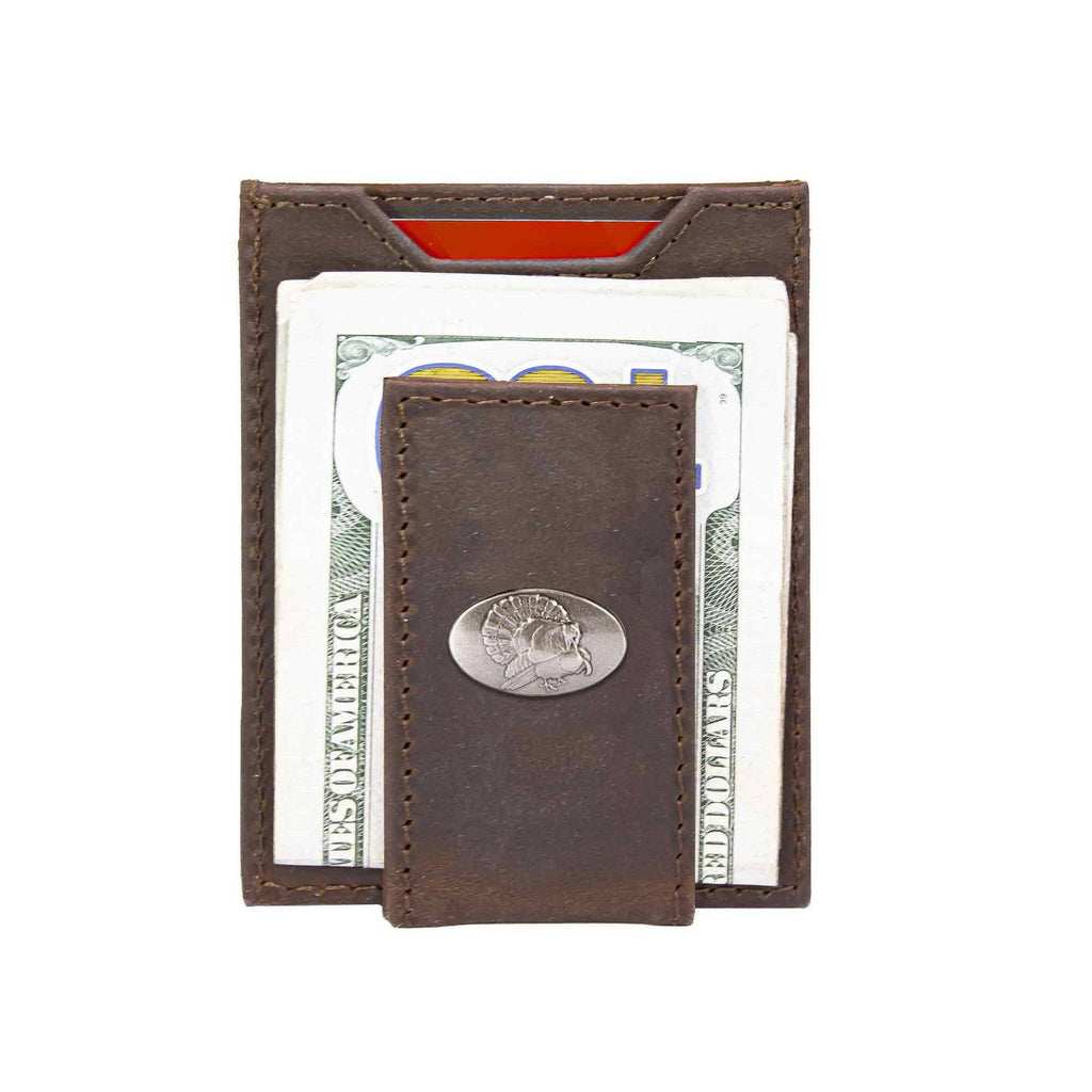 Turkey Magnetic Leather Slim Wallet