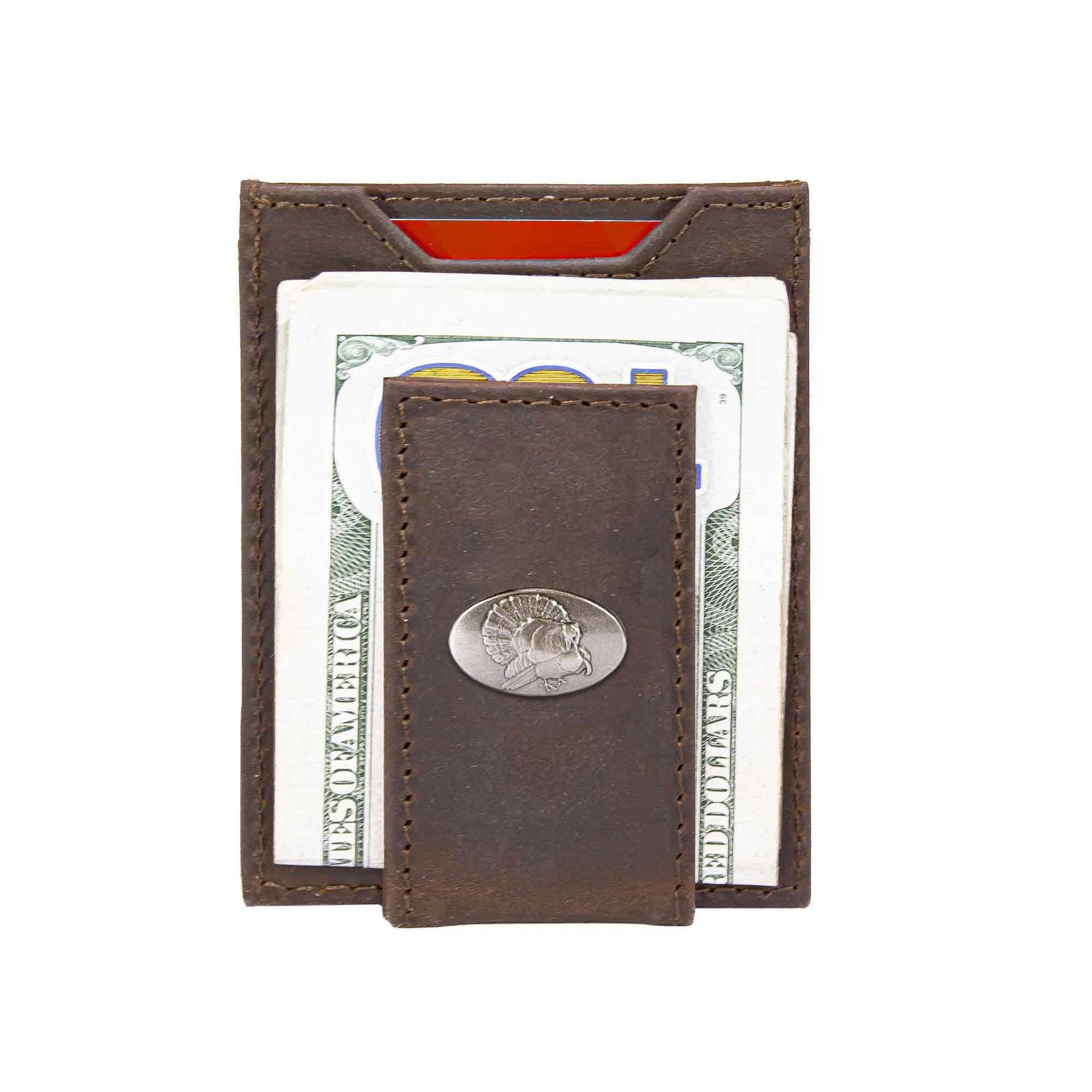 Turkey Magnetic Leather Slim Wallet