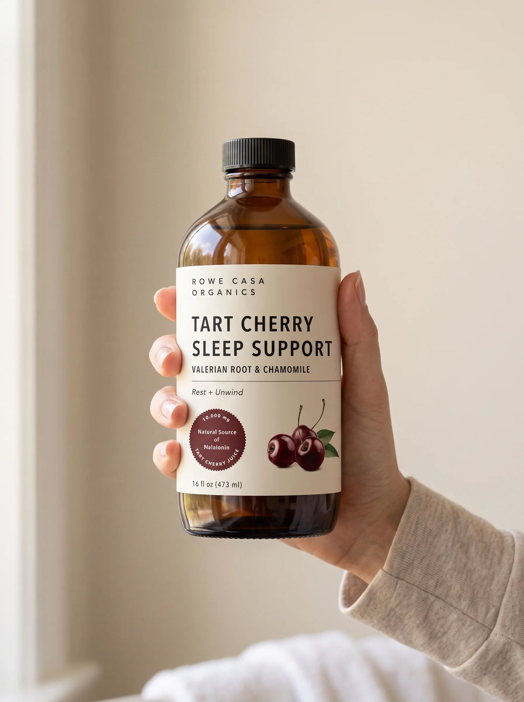 Tart Cherry Sleep Support | 16 oz | Rowe Casa Organics