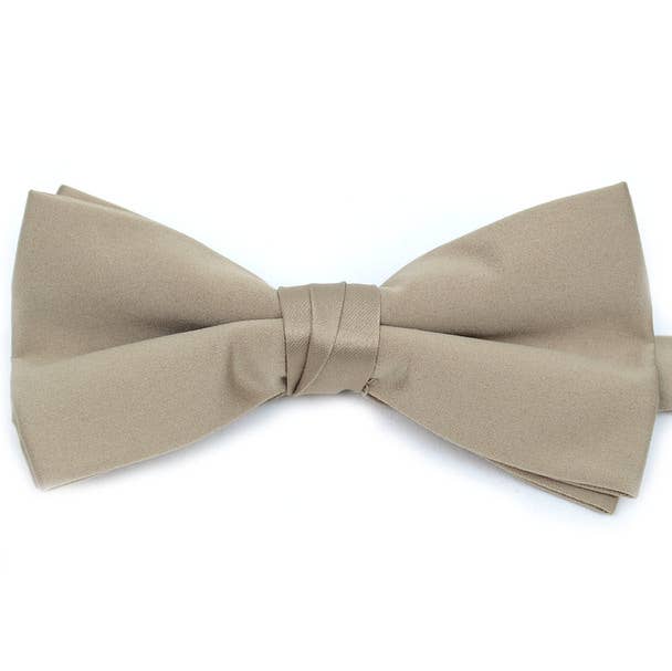 Men's 2.5" Satin Banded Bow Ties