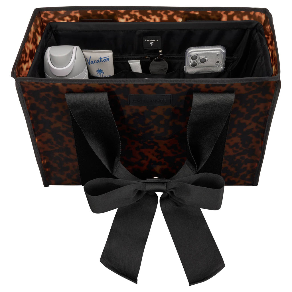 New! Case-Mate Jelly Tote Organizer - Midnight Black