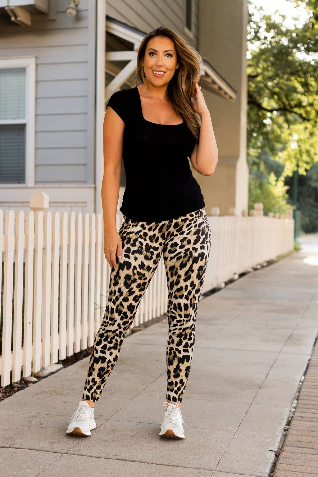 Luxe Leopard Leggings- FINAL SALE 50% OFF