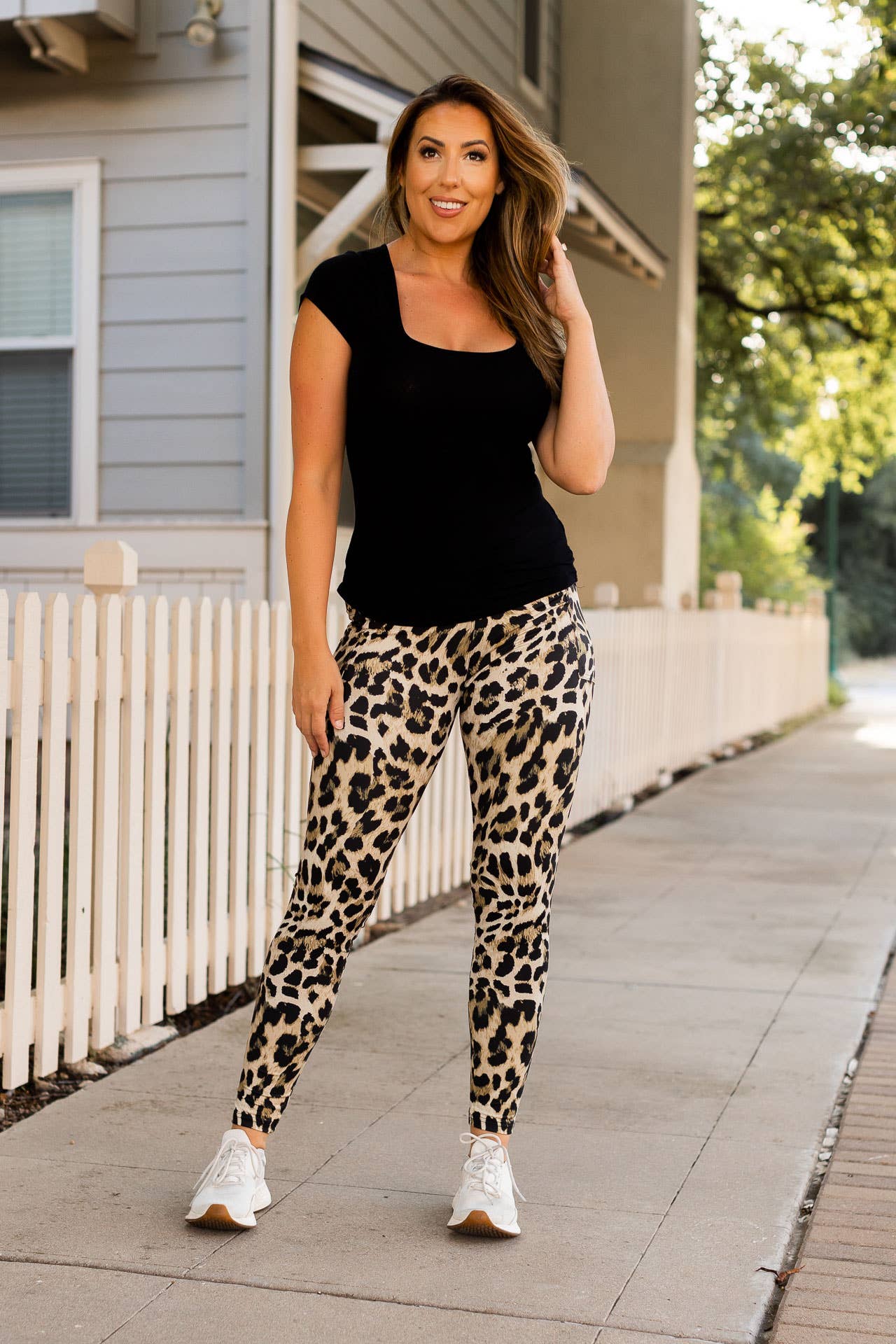 Luxe Leopard Leggings- FINAL SALE 50% OFF