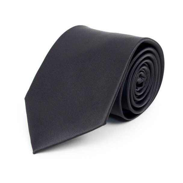 Solid Satin Tie (Multiple Colors)
