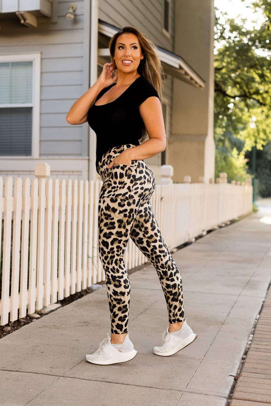 Luxe Leopard Leggings- FINAL SALE 50% OFF
