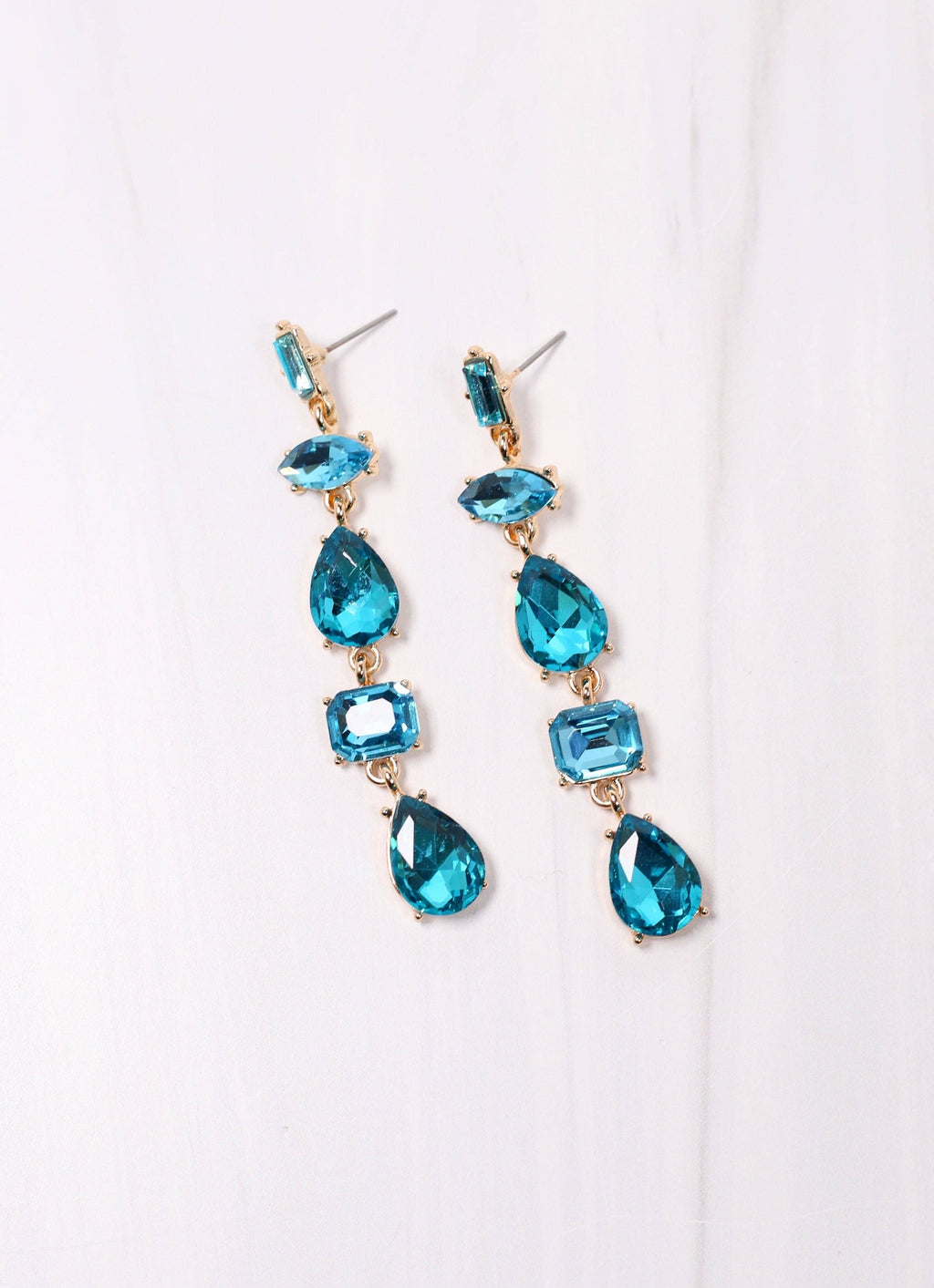 Timmins Stone Drop Earring BLUE