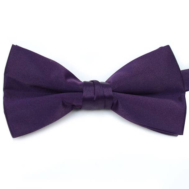 Men's 2.5" Satin Banded Bow Ties