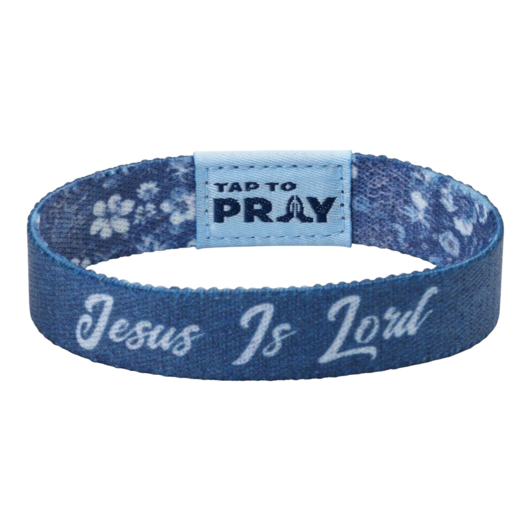 Tap To Pray® Wristband – Wildflower - Jesus Is Lord