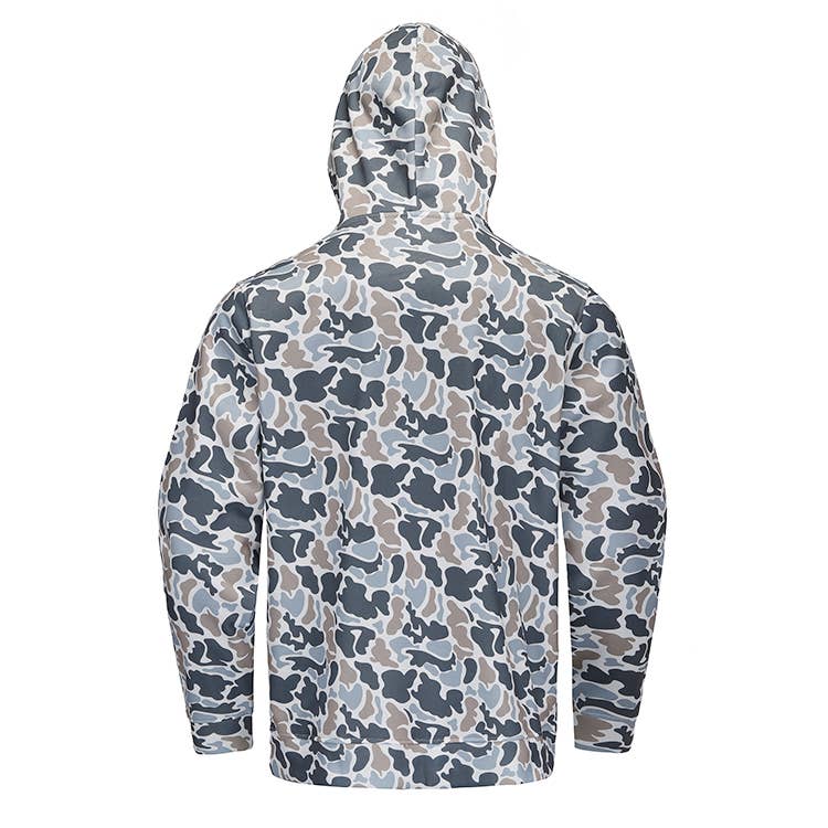 Honey Hole Fleece Hoodie - Smoke Camo