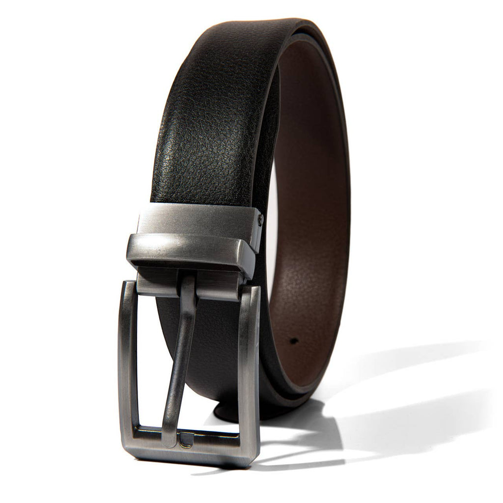 Men's Reversible Dress Belt Black & Brown
