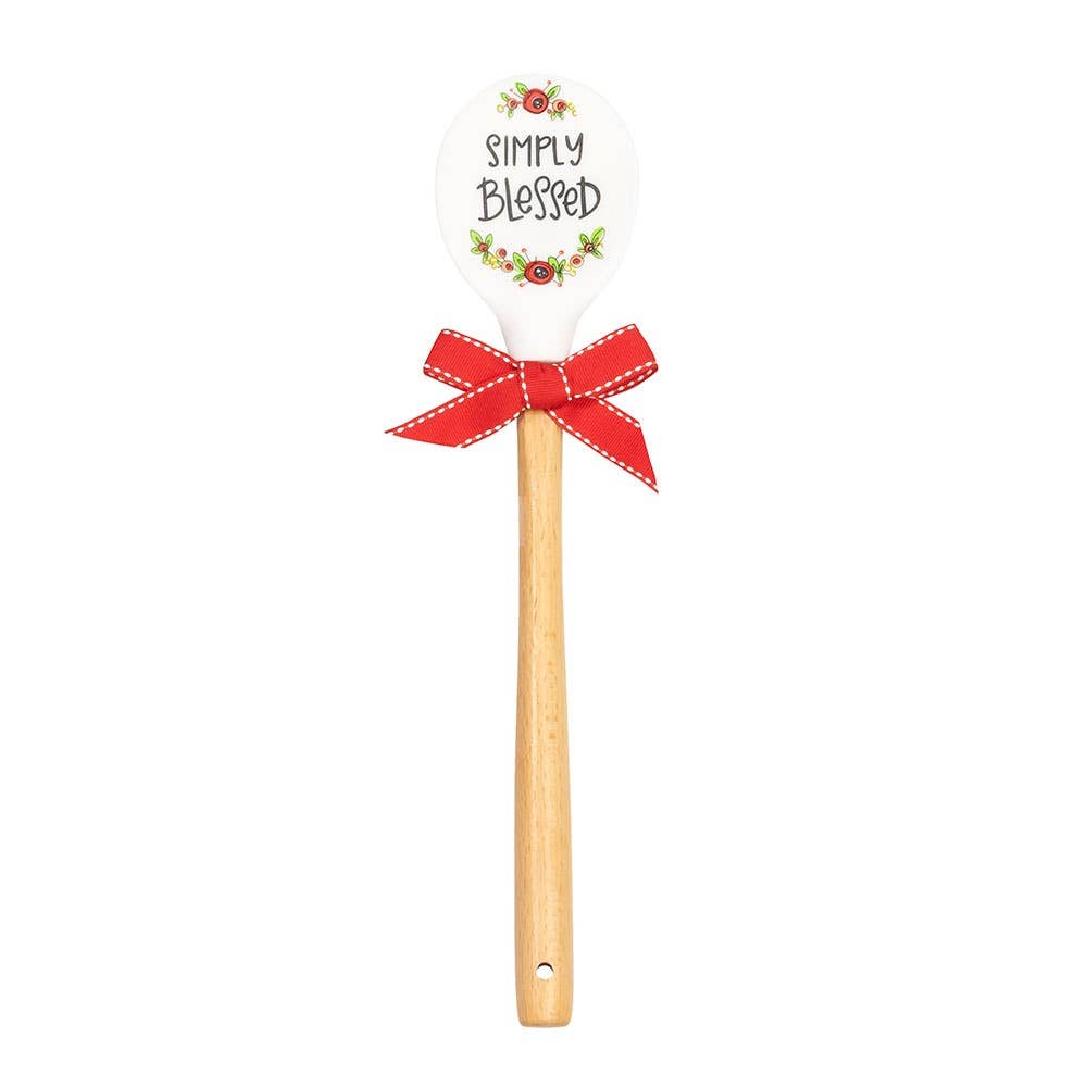 Simply Blessed Silicone Spoon