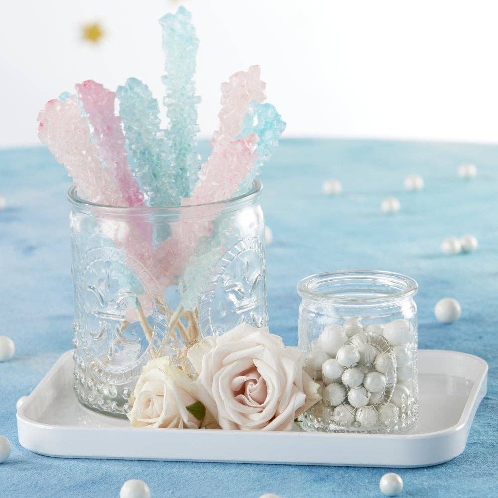 Kate Aspen Nesting Vintage Clear Glass Tea Light Holder (Set of 3)