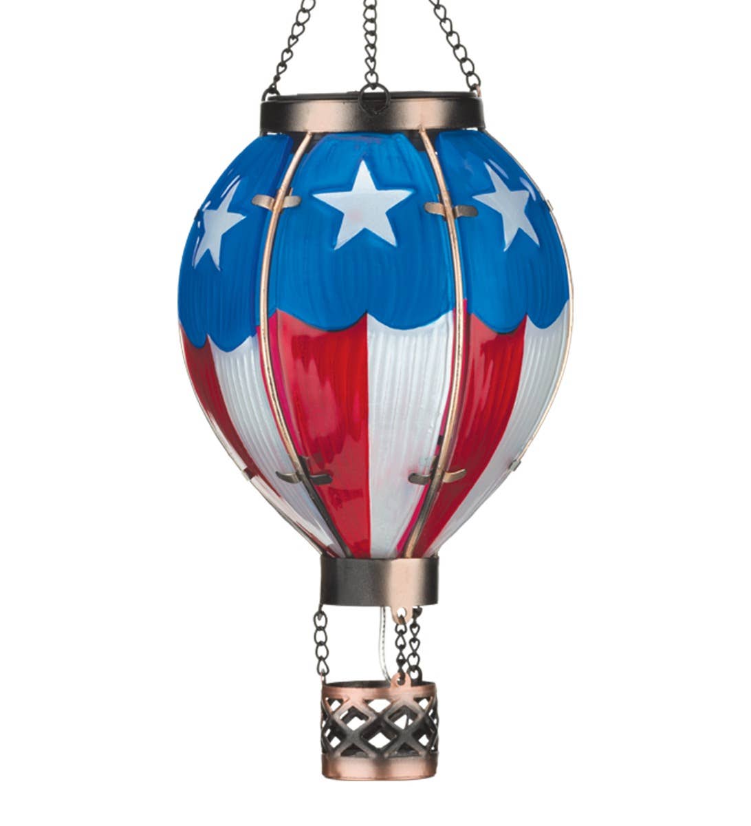 Hot Air Balloon Solar Lantern SM - Americana