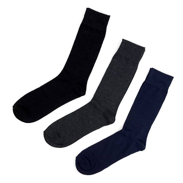 Solid Assorted Dress Socks