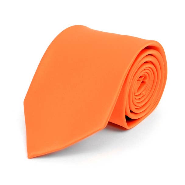 Solid Satin Tie (Multiple Colors)