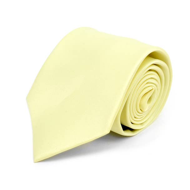 Solid Satin Tie (Multiple Colors)