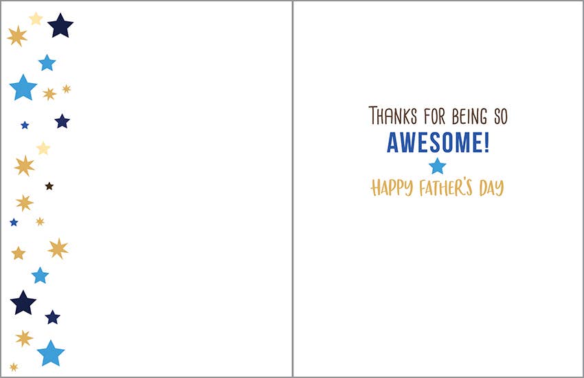 Father's Day Greeting Card - Father's Icons