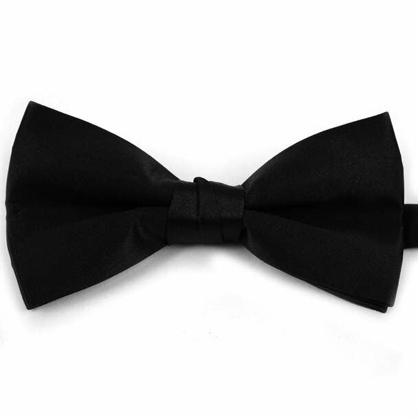 Men's 2.5" Satin Banded Bow Ties