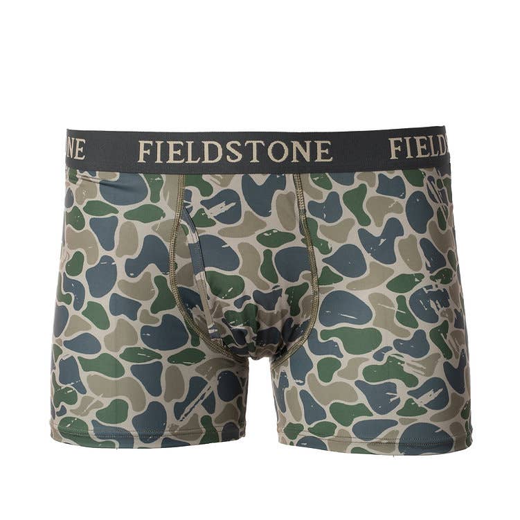 Fieldstone Boxer Briefs - Camo, Ducks, Shotgun Shells, Backwoods