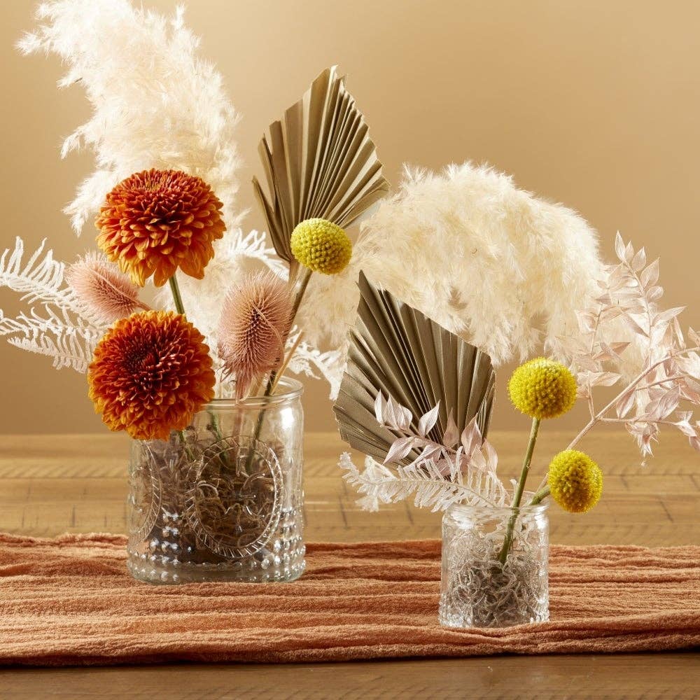 Kate Aspen Nesting Vintage Clear Glass Tea Light Holder (Set of 3)