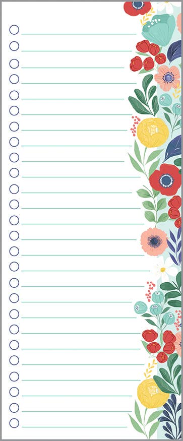 List Pad - Hello Flowers