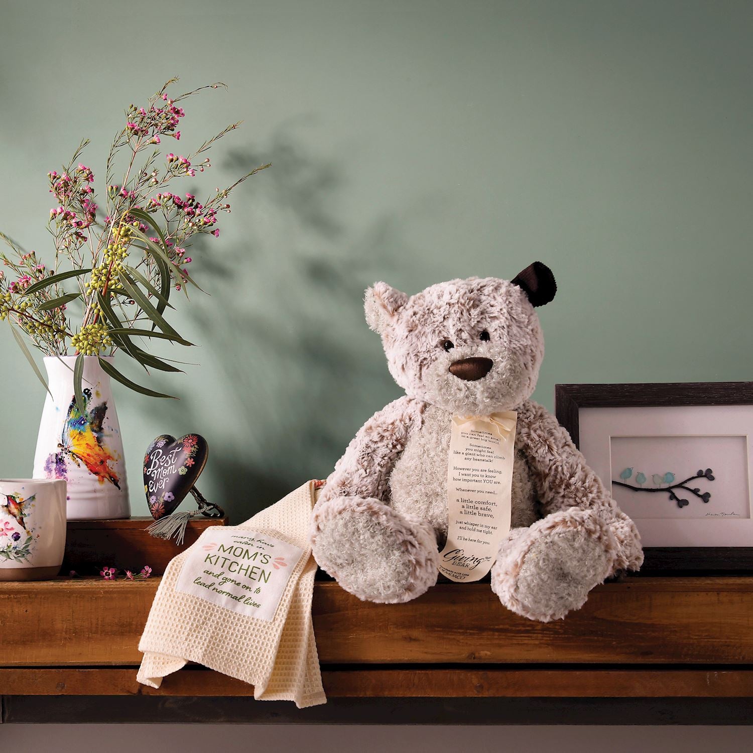 Giving Bear Stuffed Animal, 16"