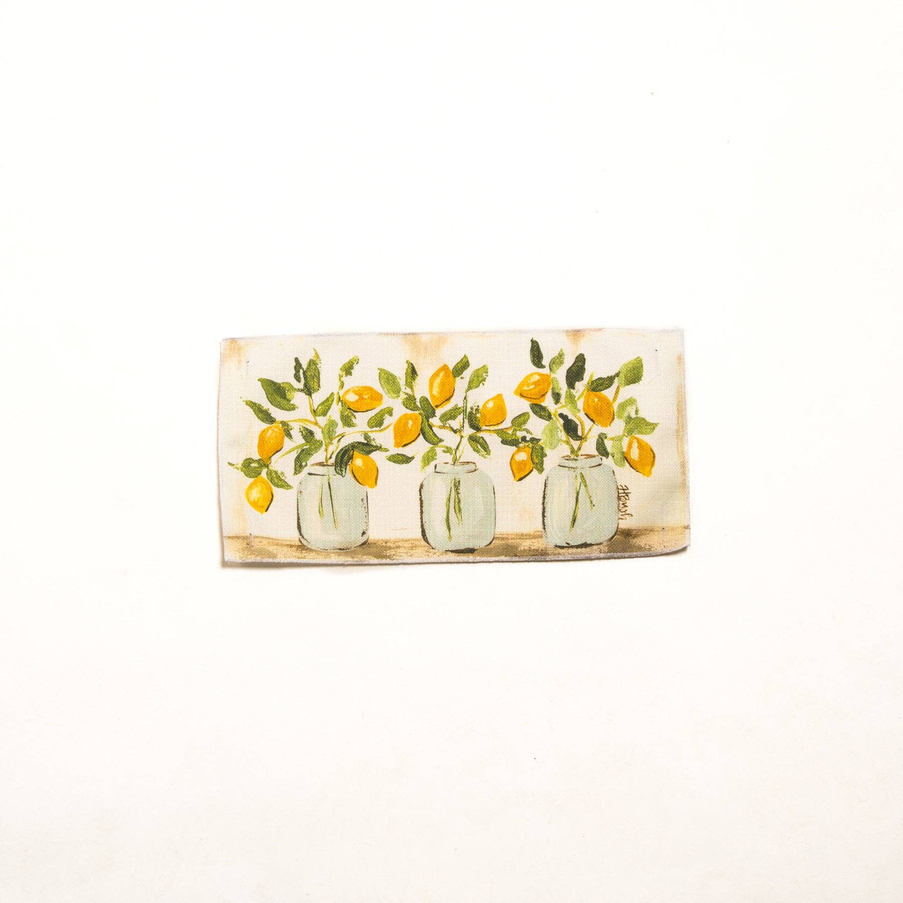 Luckybird Lemon Jar Trio Lumbar Pillow Swap