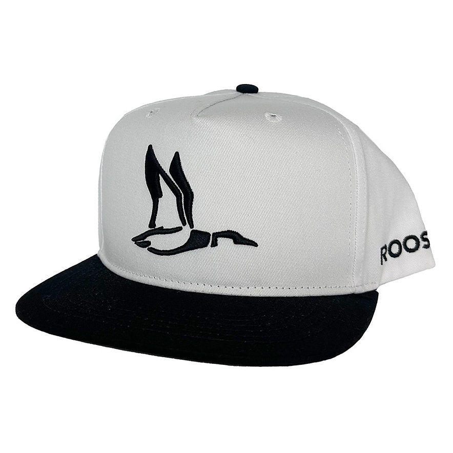 Roost Canvas Black & White Hat