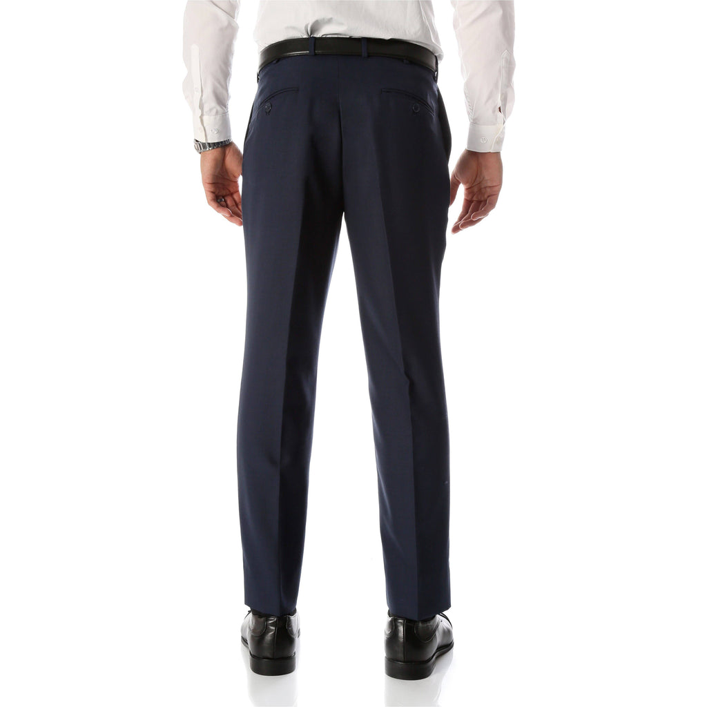 Ben Blue Wool Blend Modern Fit Dress Pants